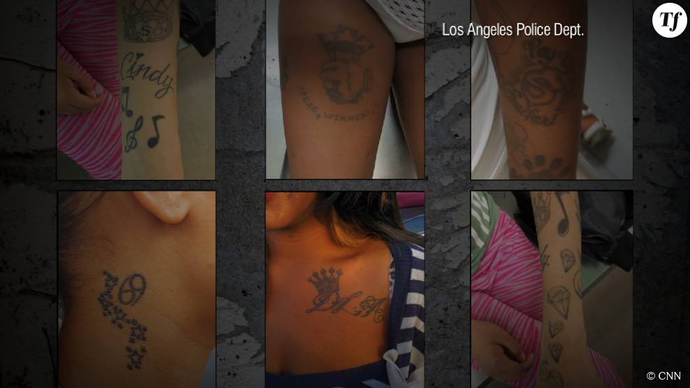 Les prostituées tatouées par leur maquereau aux Etats-Unis