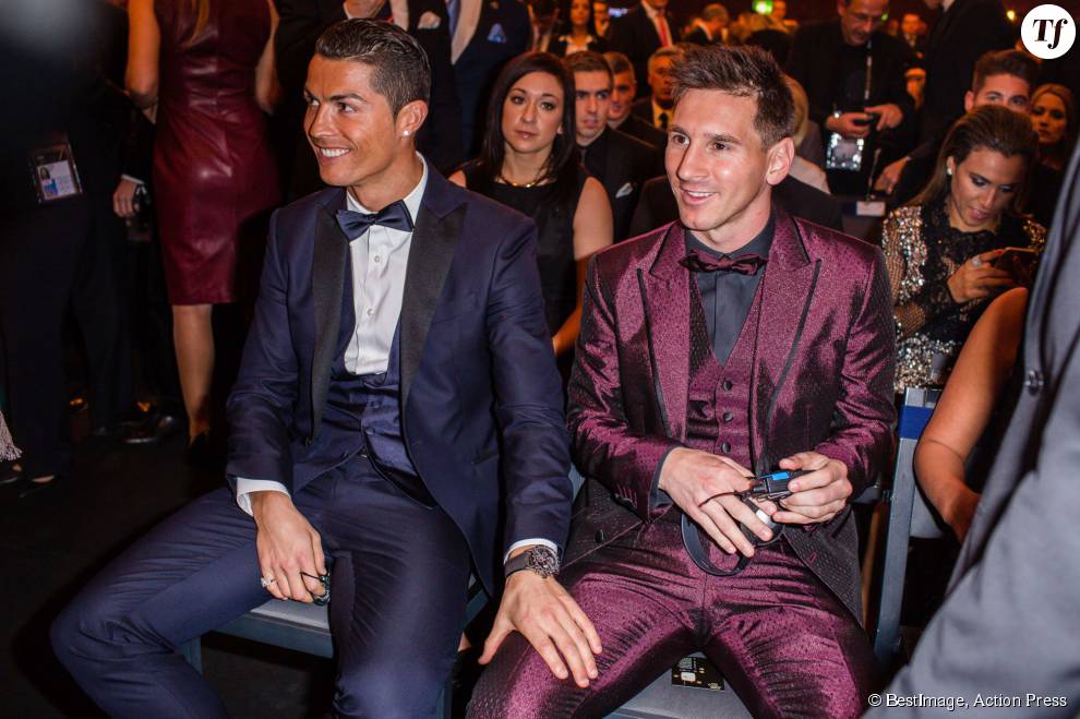Lionel Messi et Cristiano Ronaldo, au Ballon d&#039;or 2014