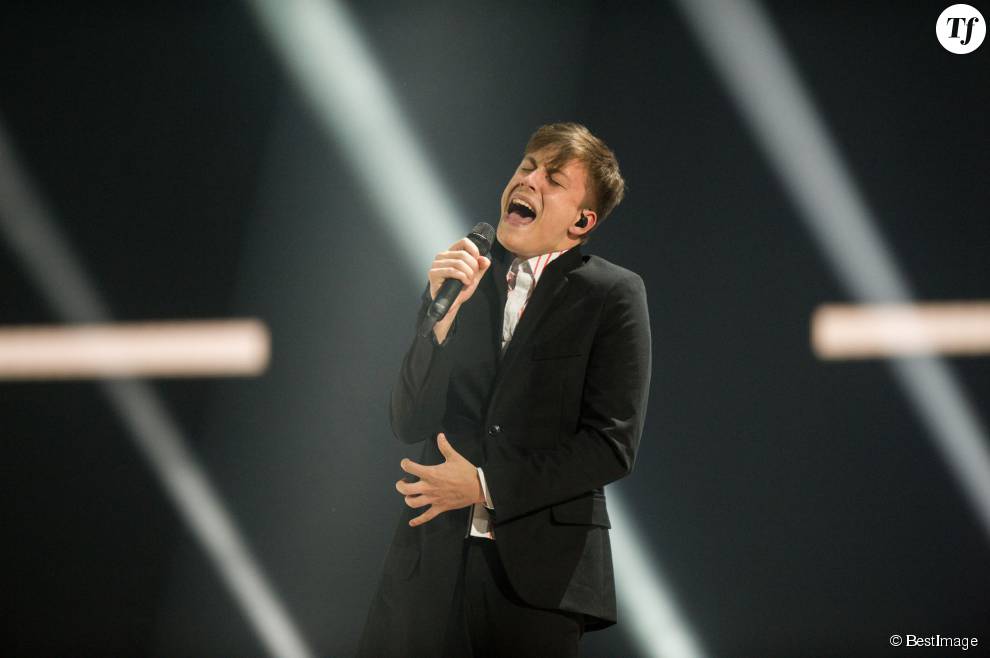  Casting complet de l&#039;émission &quot;Danse avec les Stars 6&quot; - Loic Nottet (Belgique) - Répétitions (en tenues) de la finale de l&#039;Eurovision 2015 à Vienne, le 22 mai 2015. La finale aura lieu le 23 mai.  