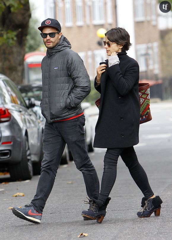 Jamie Dornan et Amelia Warner à Londres le 13 octobre 2015