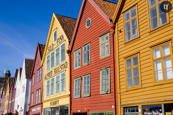 Bergen et ses maisons aux multiples couleurs