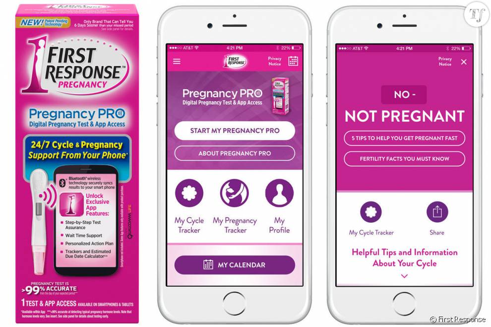 Le test de grossesse connecté First Response Pregnancy Pro