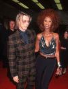 David et Iman Bowie à New York en 1999