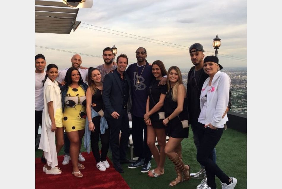 Photo du casting des Anges 8 avec Snoop Dogg