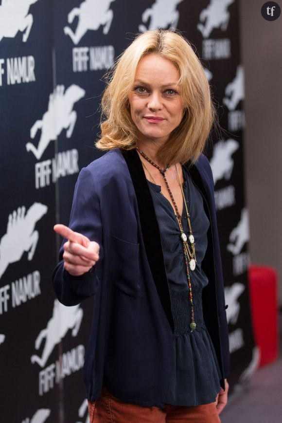 Vanessa Paradis lors du 30ème Festival International du Film Francophone, à Namur en Belgique le 8 octobre 2015. 