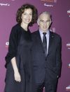 Audrey Azoulay  et Alain Terzian au déjeuner des nommés aux César 2016 à Paris, le 6 février 2016 