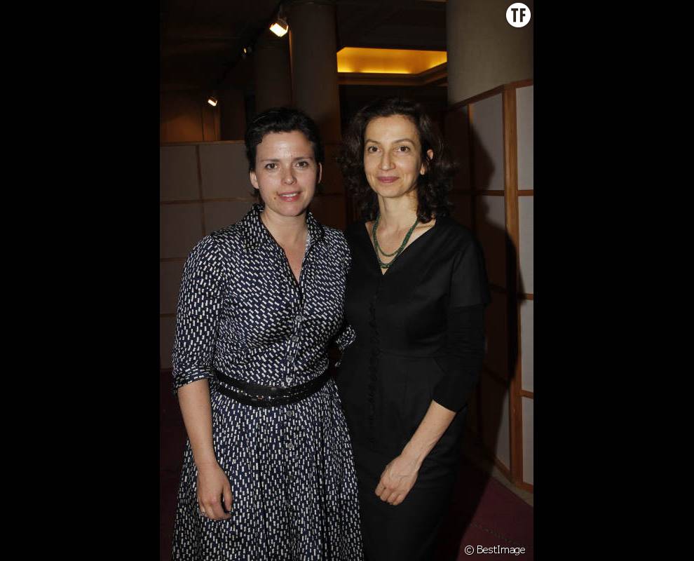 Audrey Azoulay et Karine Blouet, la présidente de Paris Première