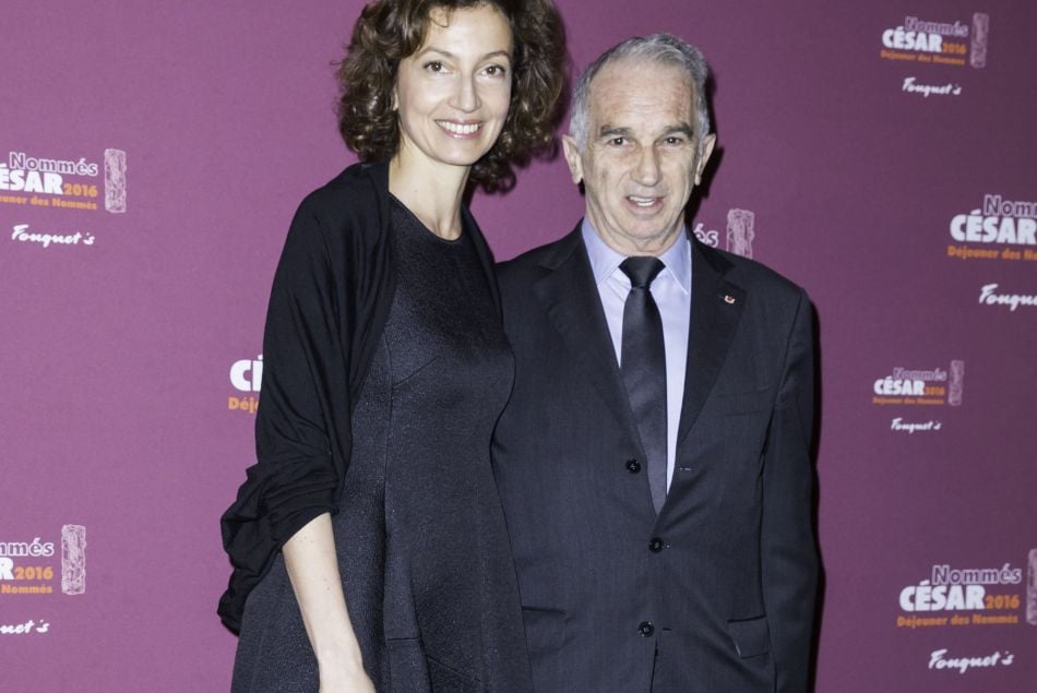 Audrey Azoulay et Alain Terzian - Déjeuner des nommés aux César 2016 au Fouquet's à Paris, le 6 février 2016. © Olivier Borde/Bestimage 