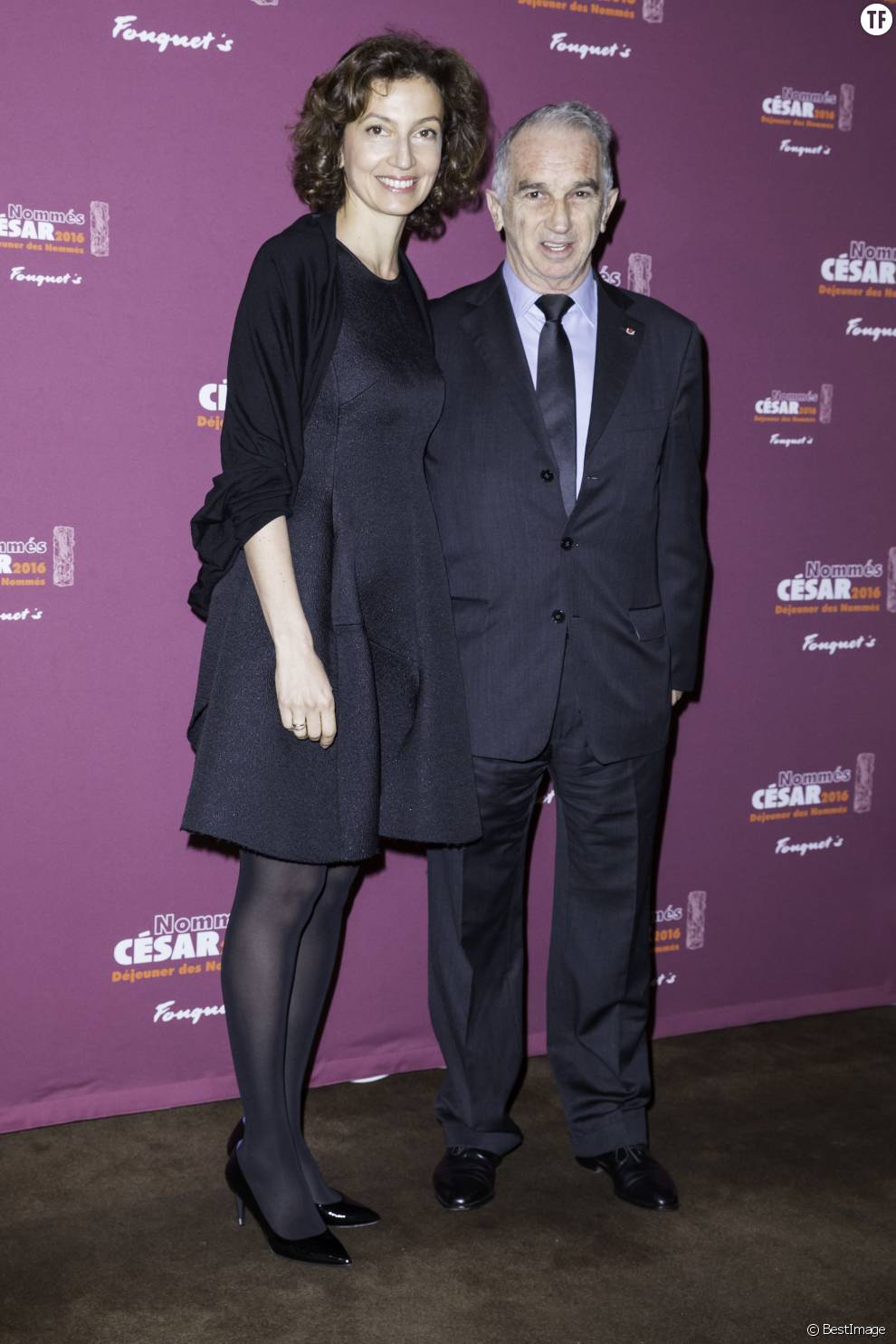  Audrey Azoulay et Alain Terzian - Déjeuner des nommés aux César 2016 au Fouquet&#039;s à Paris, le 6 février 2016. © Olivier Borde/Bestimage  