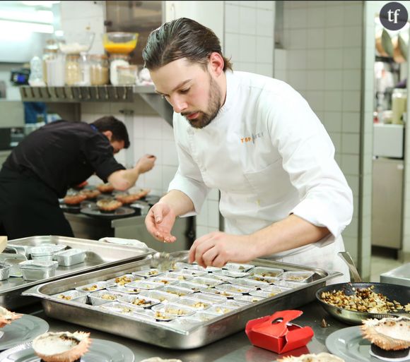 Xavier lors de la grande finale de Top Chef 2016