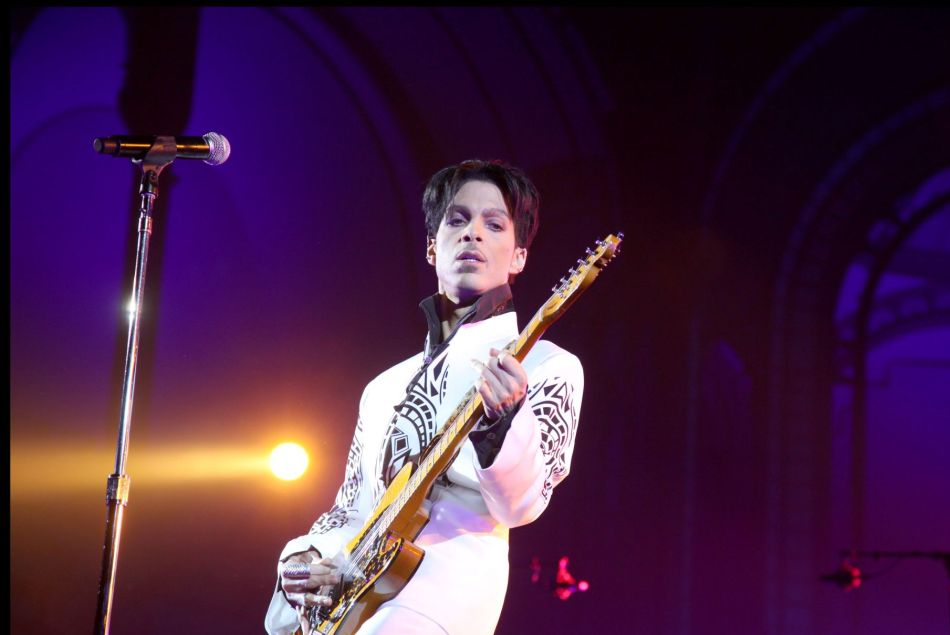 Prince sur scène en 2009