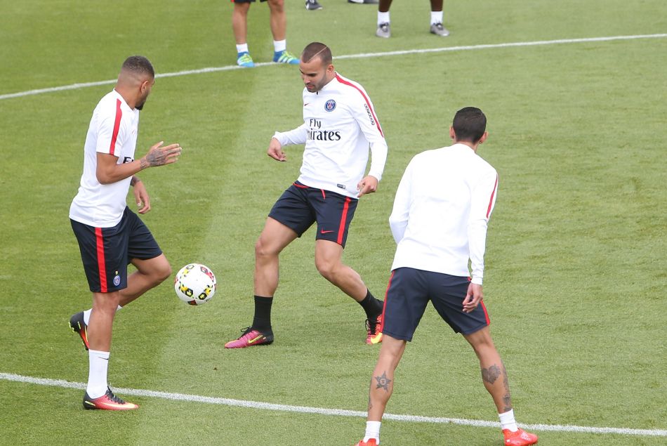 Jesé Rodríguez - Entraînement de l'équipe du Paris Saint-Germain Football Club (PSG) au Camps des Loges à Saint-Germain-en-Laye