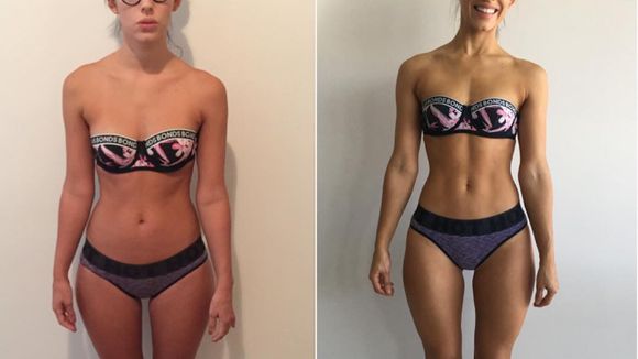 Cette blogueuse fitness révèle le secret étonnant entre ces deux photos