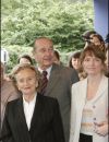 Jacques, Bernadette et Claude Chirac en 2005