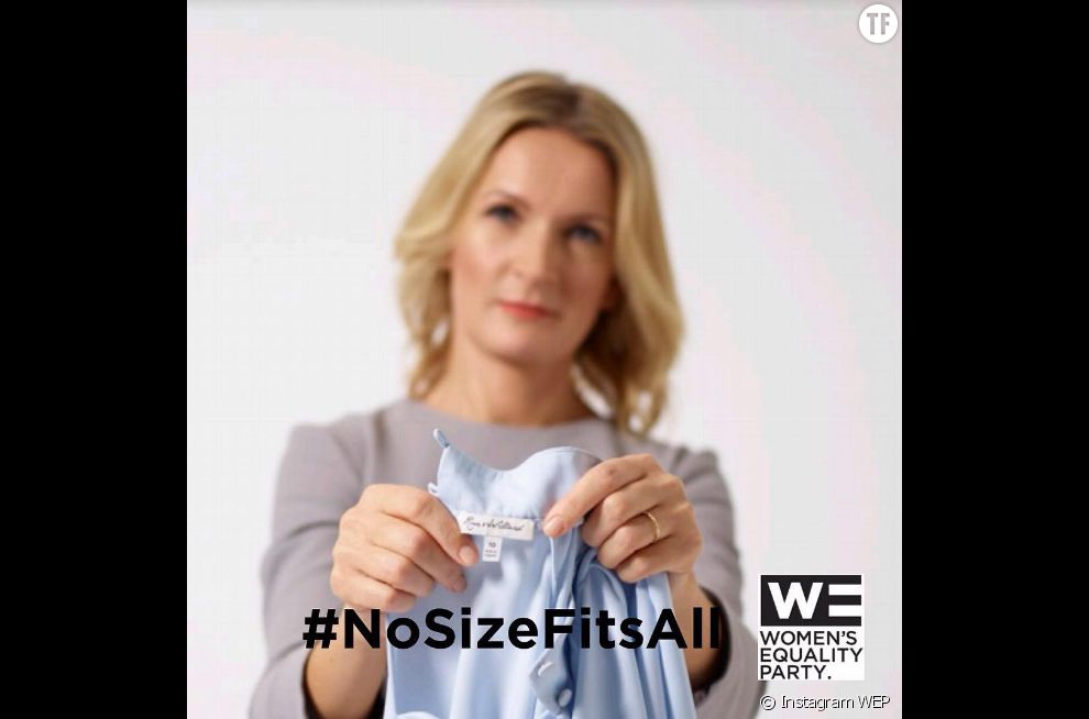 #No  SizeFitsAll   lancée par l  a WEP (&quot;  Women&#039;s Equality Party&quot;)  