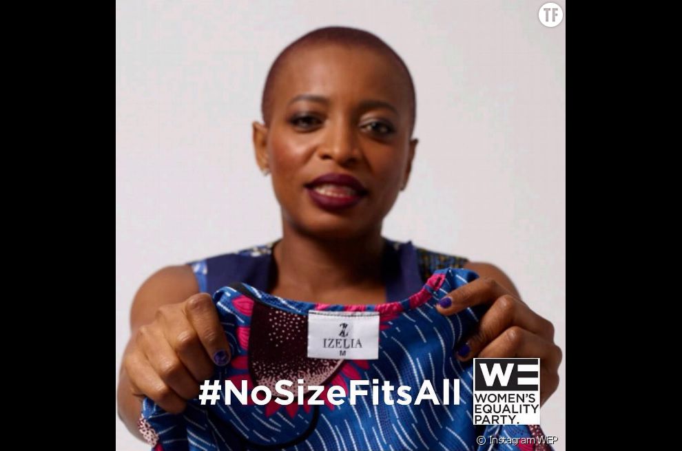 La campagne #No  SizeFitsAll   lancée par l  a WEP (&quot;  Women&#039;s Equality Party&quot;)  