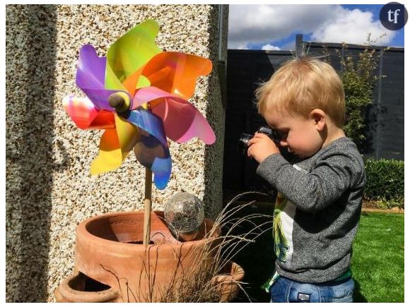 Au tour de l'enfant d'être photographié