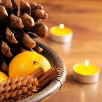 DIY de Noël : comment faire une bougie avec une clémentine