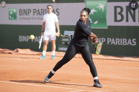 Serena Williams à Roland Garros en mai 2018