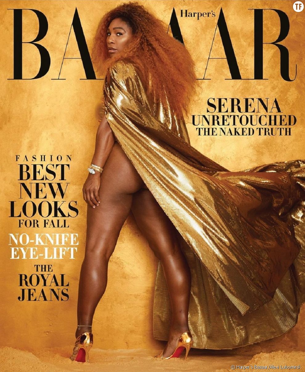 Serena Williams pose non-retouchée pour &quot;Harper&#039;s Bazaar&quot;