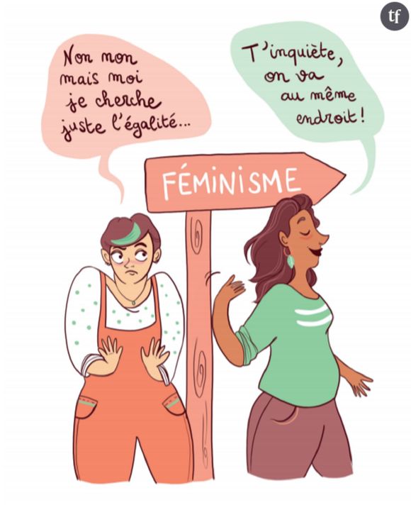 La dessinatrice et autrice Marine Spaak illustre ce parfait guide du féminisme.