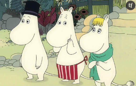 "Les Moomins", une création emblématique, en bédés, et en dessins animés.