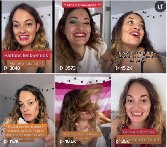 6 comptes TikTok qui défrisent les sexistes [Image : TikTok - Parlons Lesbienne]