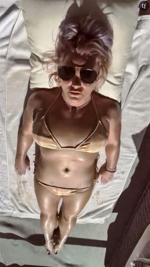 Britney Spears en vacances à Maui sur Instagram le 25 janvier 2022