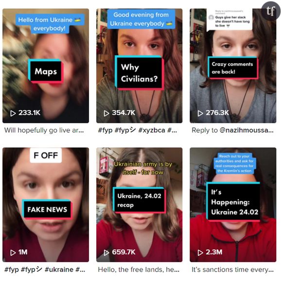 6 profils à suivre sur les réseaux sociaux pour ne rien louper de l'actu ukrainienne [TikTok - Xenasolo]