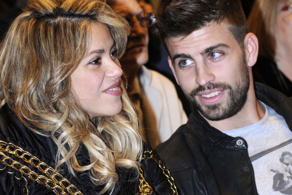 Shakira et Gérard Piqué à Barcelone, en 2013