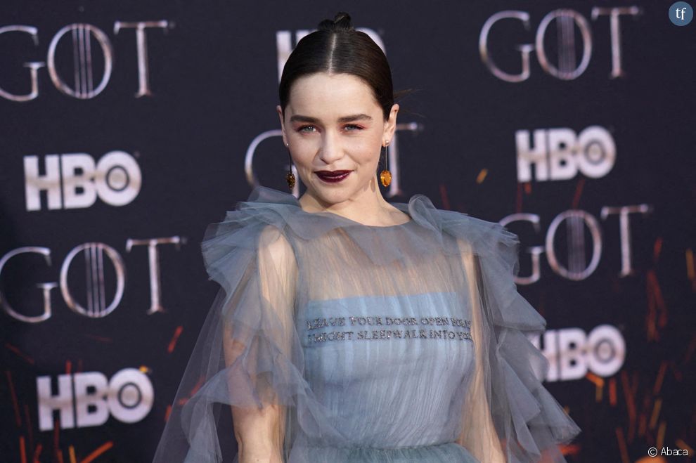  Emilia Clarke lors de la première de la saison finale de &quot;Game of Thrones&quot; à New York le 3 avril 2019 