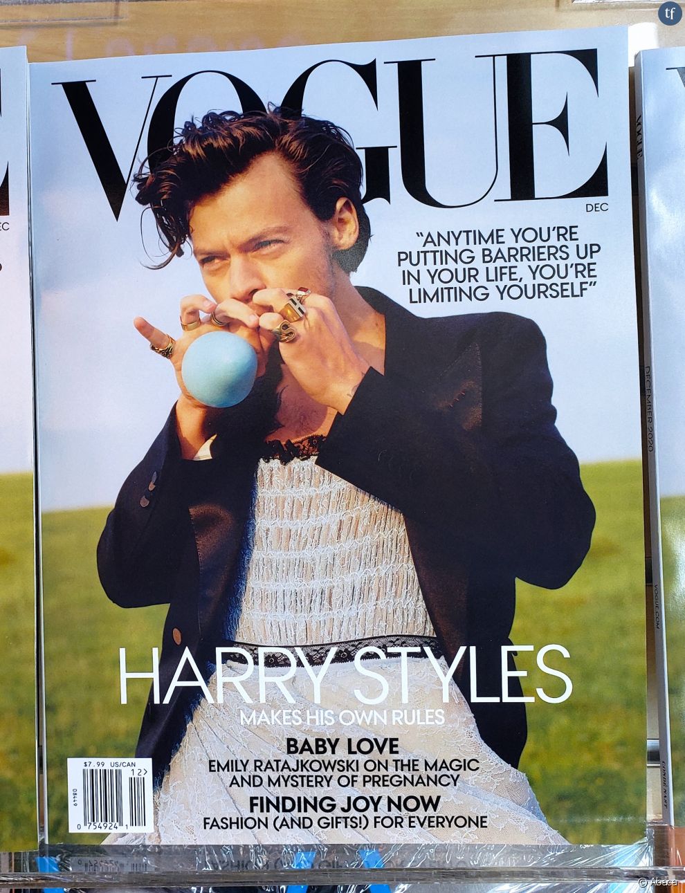 La couverture de Vogue débattue, décembre 2020