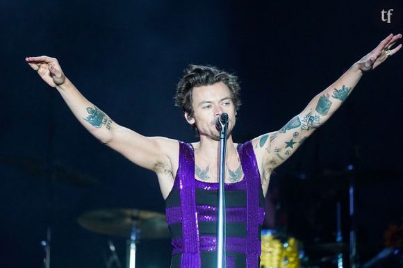 Harry Styles sur scène à Coventry, mai 2022