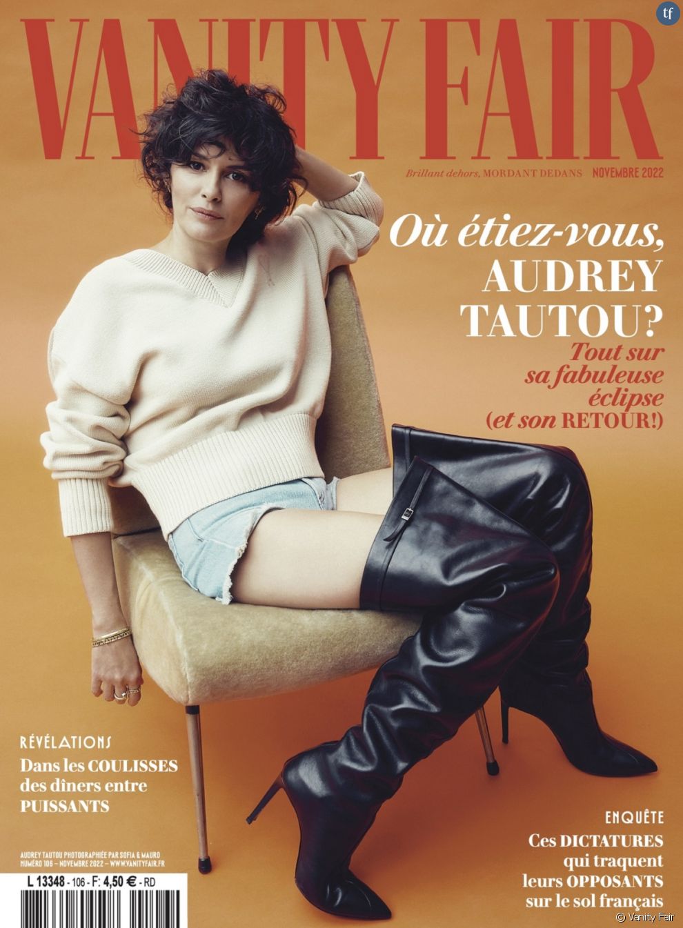 Audrey Tautou, pas revue sur les écrans depuis 2019, s&#039;est exprimée dans le dernier numéro du magazine Vanity Fair.