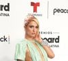 "Quand on vit sous les projecteurs, les commentaires sont inévitables... Mais cibler mon enfant, ou celui de quelqu'un d'autre d'ailleurs, est inacceptable"
Paris Hilton. - Photocall de la soirée des "Billboard Latin Music Awards 2023" à Miami, le 5 octobre 2023. 