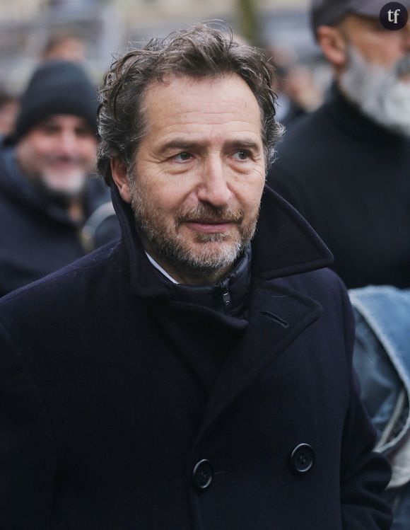 Edouard Baer - Marche pour la République et contre l'antisémitisme à Paris le 12 novembre 2023. © Jonathan Rebboah / Panoramic / Bestimage  March for the Republic and against anti-Semitism in Paris on 12 November 2023