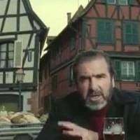 Cantona fait un portrait des houblonniers dans une pub pour Kronenbourg