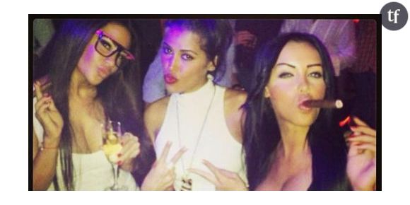 Ayem pose avec Milla Jasmine et Nabilla sur Instagram