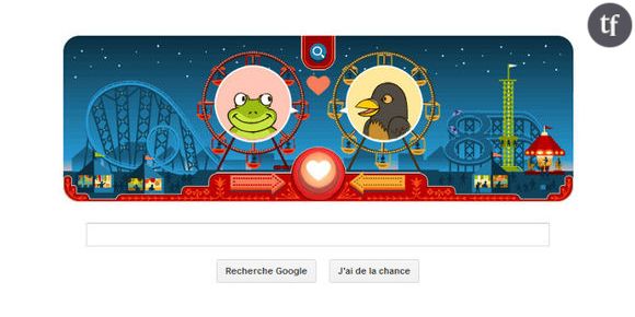 Saint-Valentin 2013 : un Doodle Google pour les amoureux