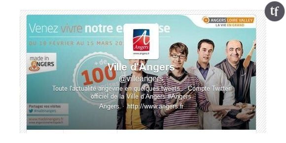 Angers, ville reine de Twitter en France