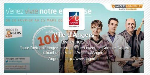 Angers, ville reine de Twitter en France