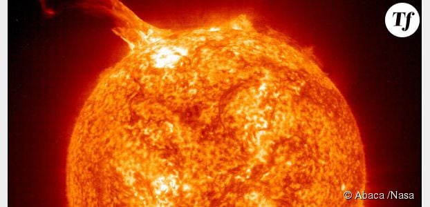 La plus forte éruption solaire de 2013