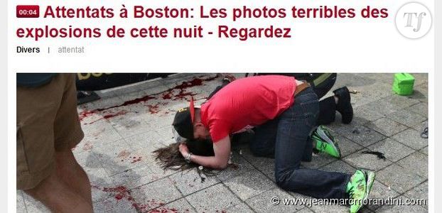 Photos des attentats de Boston : faut-il pousser les internautes à les regarder ?