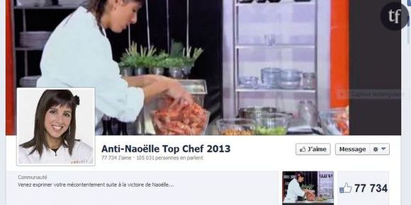 Top Chef 2013 : Naoëlle, une gagnante très critiquée et detestée sur Internet