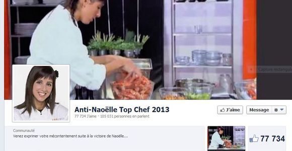 Top Chef 2013 : Naoëlle, une gagnante très critiquée et detestée sur Internet