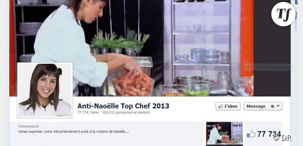Top Chef 2013 : Naoëlle, une gagnante très critiquée et detestée sur Internet