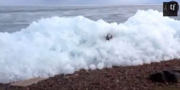 Une tempête de glace détruit un village au Canada - Vidéo