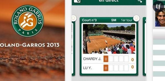 Roland-Garros 2013 : application pour suivre les matchs en direct sur iPhone et iPad