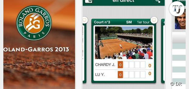 Roland-Garros 2013 : application pour suivre les matchs en direct sur iPhone et iPad