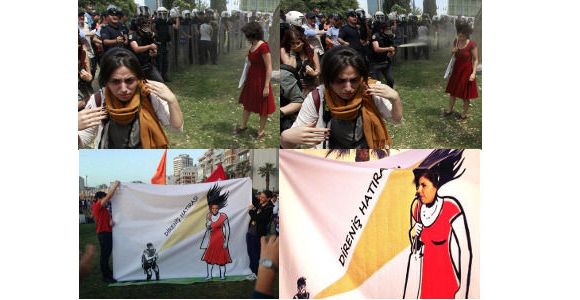 La "femme en rouge", symbole de la jeunesse féminine en Turquie